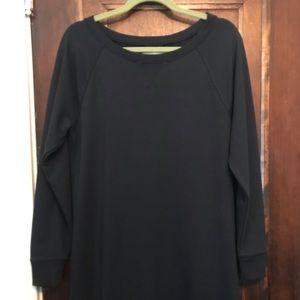 Banana Republic Size Medium Navy Sweatshirt Dress